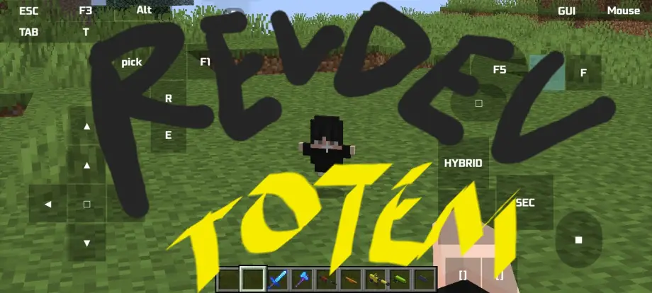 RevDev Totem Texture Pack for Minecraft Bedrock 1.21.100
