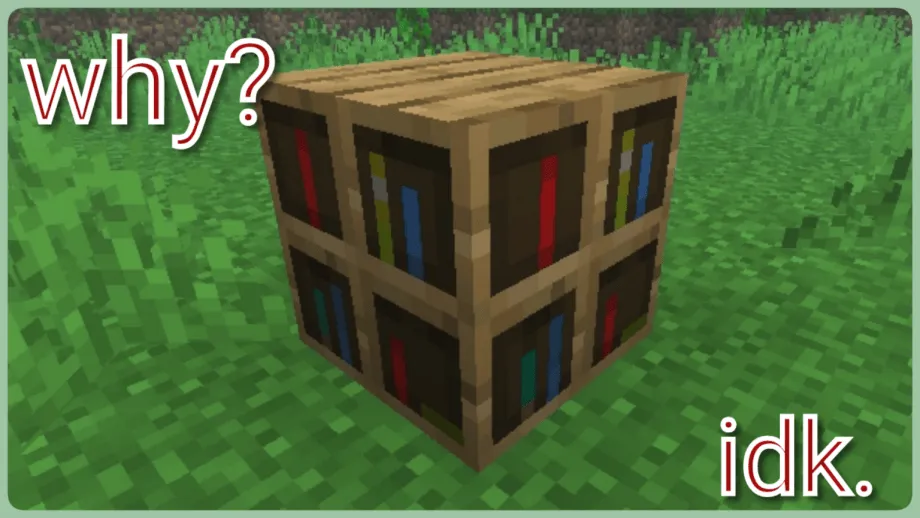 Loss Bookshelves Texture Pack for Minecraft Bedrock 1.21.70