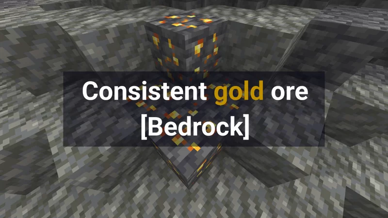 Better Gold Bedrock Edition Texture Pack for MCPE 1.21.60
