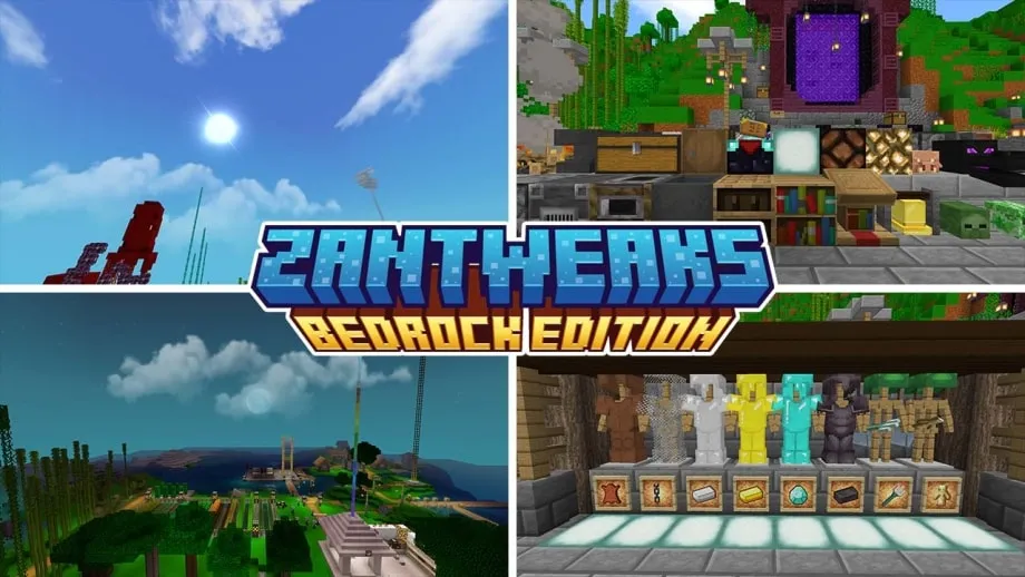 ZanTweaks Texture Pack for Minecraft Bedrock 1.21.50