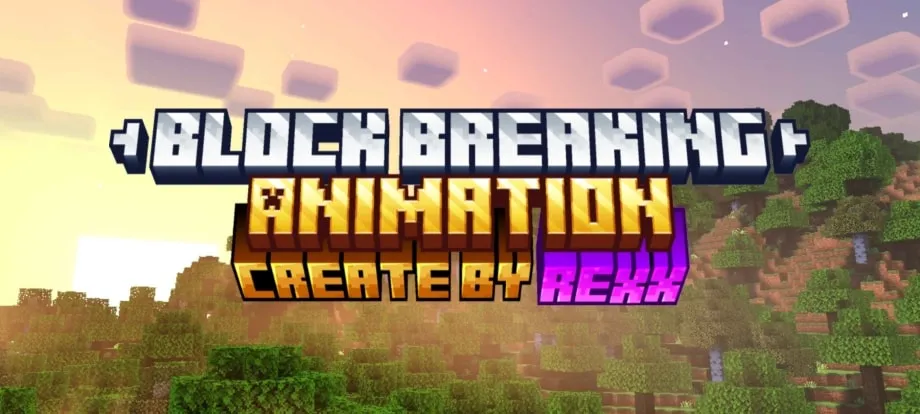 Block Breaking Animations Texture Pack for MCPE 1.21.40