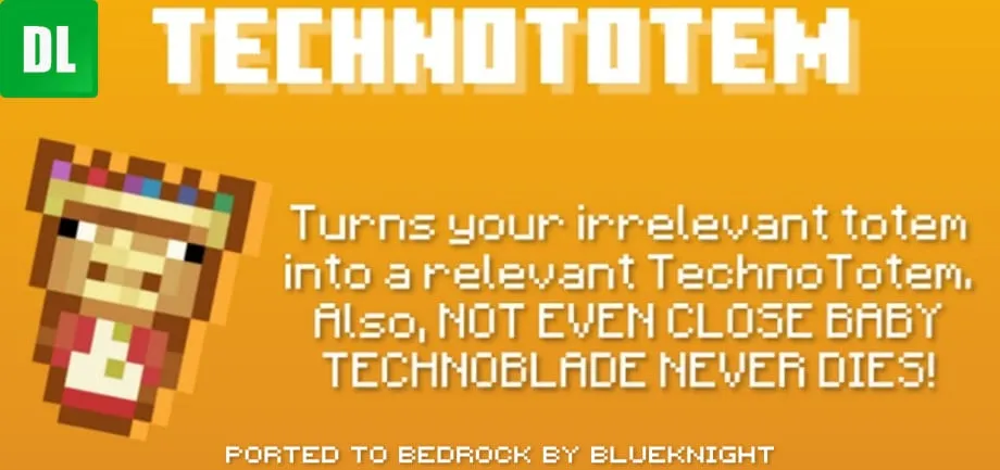TechnoTotem Texture Pack for Minecraft Bedrock