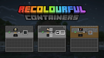 Recolourful Containers GUI + HUD (DARK) — screenshot 2