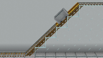 Diagonal Perfect Rails 3D PBR — screenshot 1