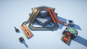 Diagonal Perfect Rails 3D PBR — screenshot 4