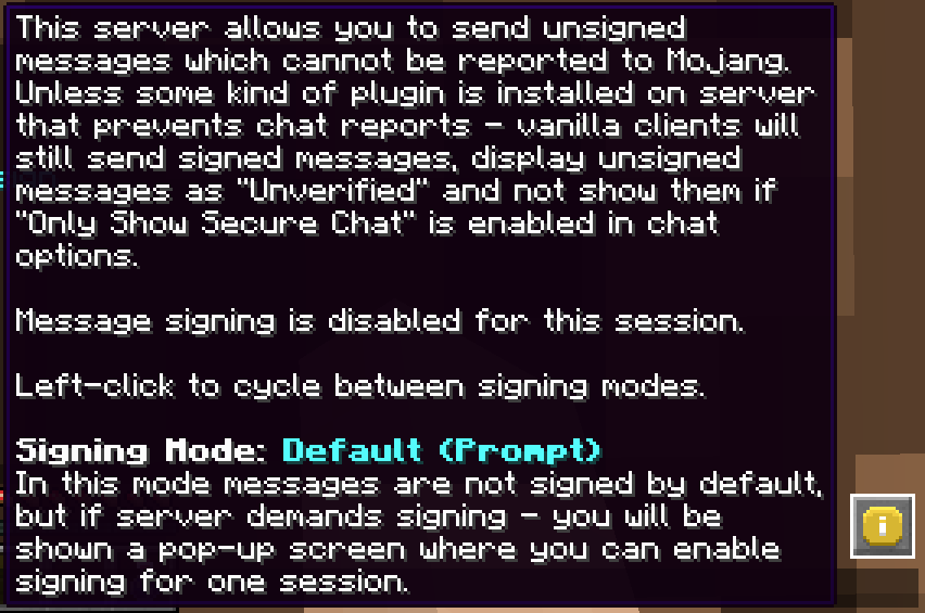 No Chat Reports — screenshot 1