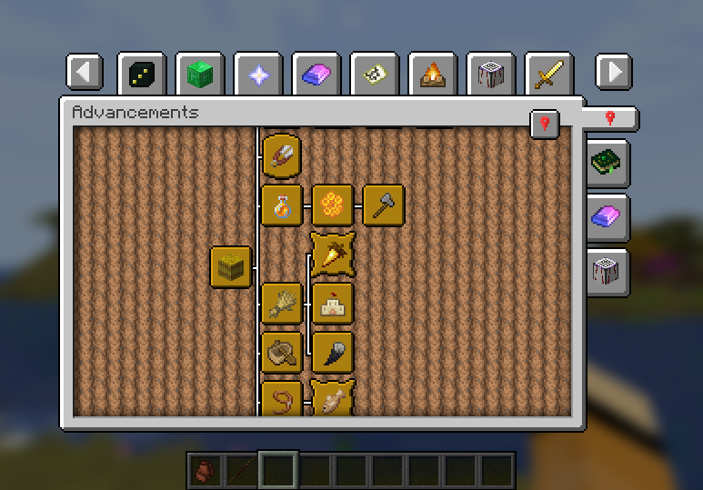 Paginated Advancements & Custom Frames — screenshot 2