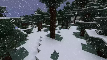 Snow Under Trees (Fabric) — screenshot 1