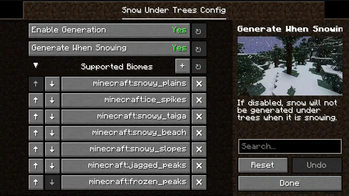Snow Under Trees (Fabric) — screenshot 2