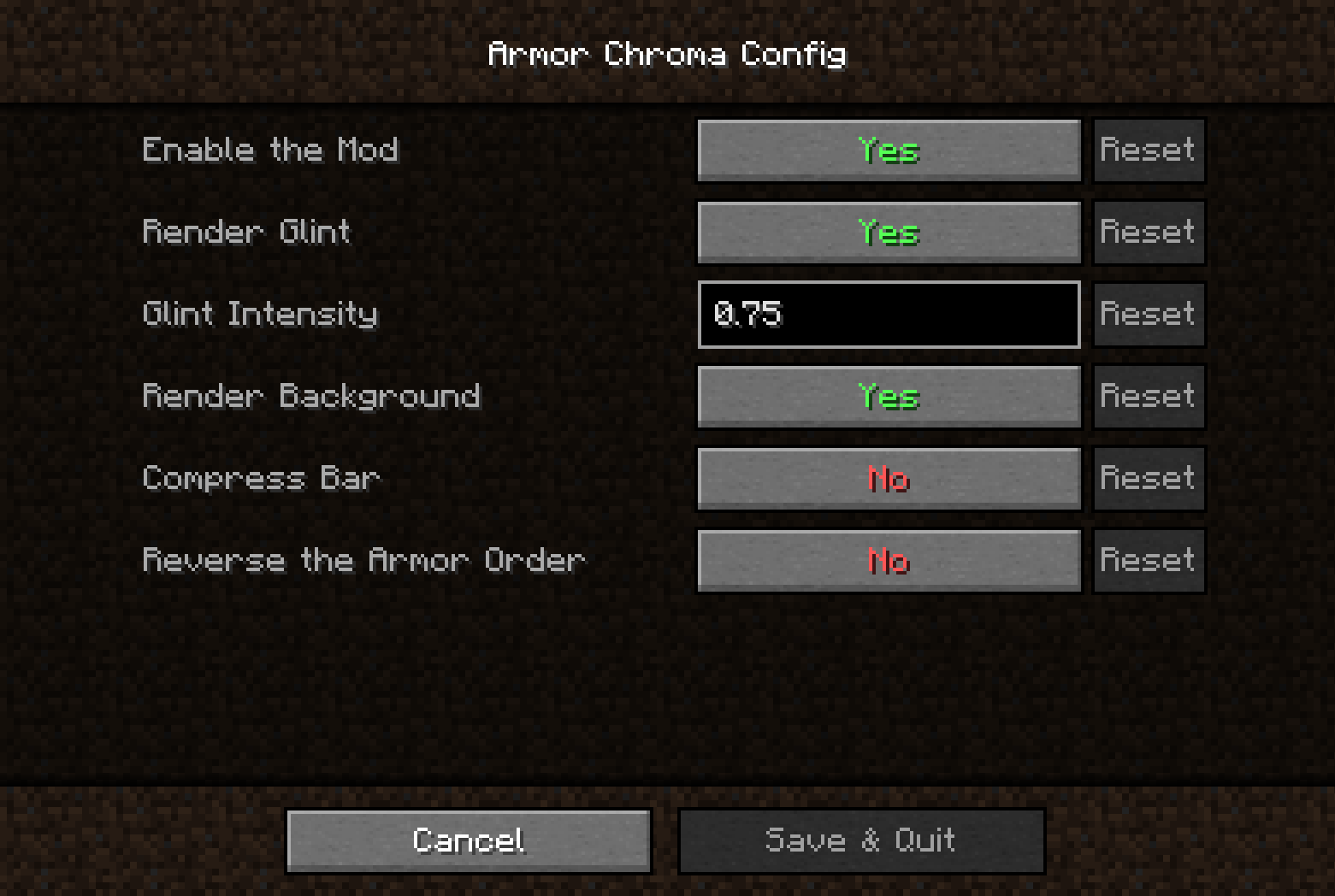 Armor Chroma for Fabric — screenshot 6