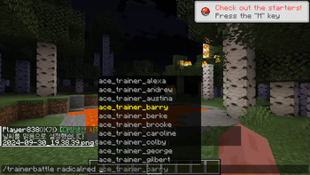 Cobblemon Trainer Battle — screenshot 1