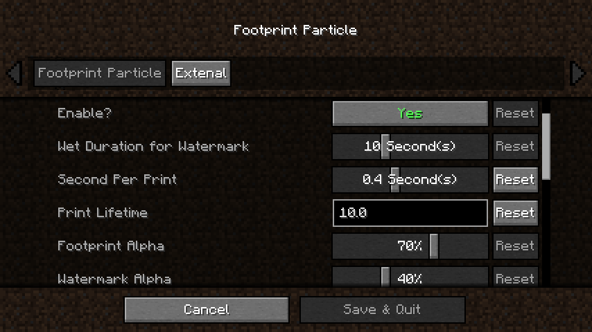 FootprintParticle — screenshot 7