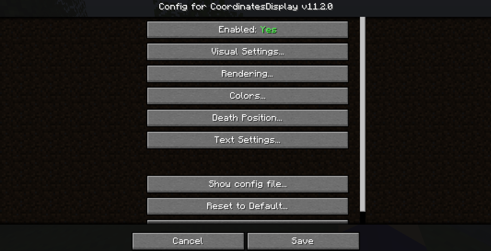 Coordinates Display — screenshot 3