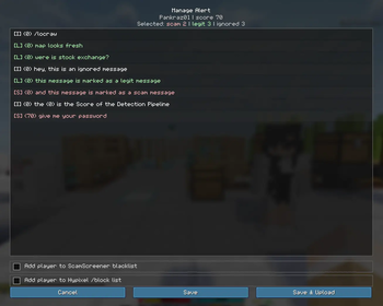 ScamScreener for Hypixel SkyBlock — screenshot 1