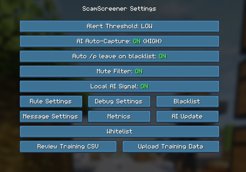 ScamScreener for Hypixel SkyBlock — screenshot 2
