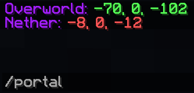 Nether Coords — screenshot 2