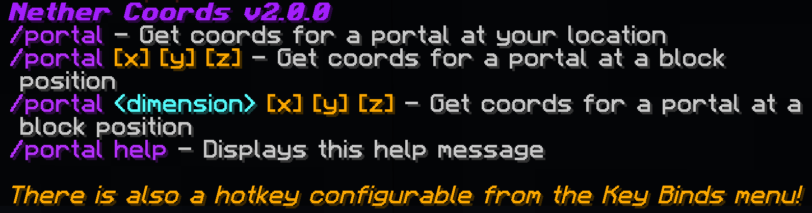 Nether Coords — screenshot 3