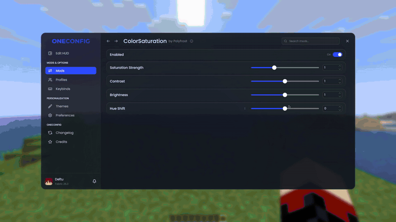 ColorSaturation (Color Boost) — screenshot 2