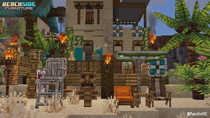 Beach Furniture 1.21+ — screenshot 2