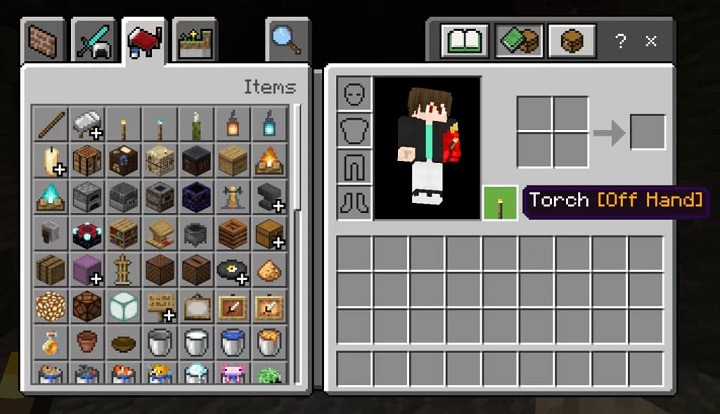 Torch in Off-Hand 1.21+