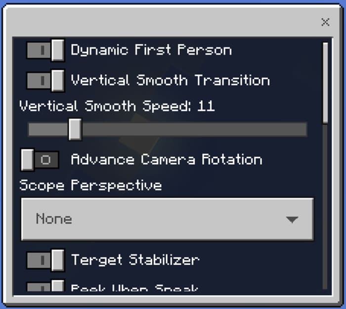 Dynamic Third-Person Camera 1.20+ — screenshot 2