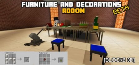 3D Furniture and Decor 1.19+ — screenshot 1