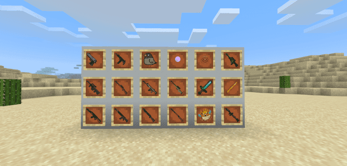 Weapons in Minecraft Bedrock 1.14 — screenshot 4