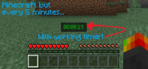 Minecraft but Every 5 Minutes 1.16; 1.17+ — screenshot 1
