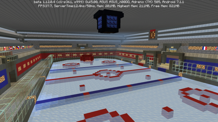 Hockey Mini Game Map for Two or More Players