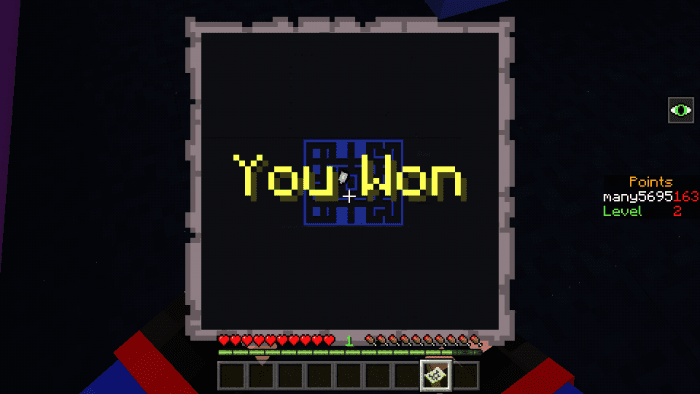 Pac-Man Walkthrough Map in Minecraft 1.11 (Multiplayer) — screenshot 3