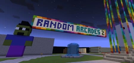 Random Arcades Map for Minecraft PE Minigames — screenshot 1