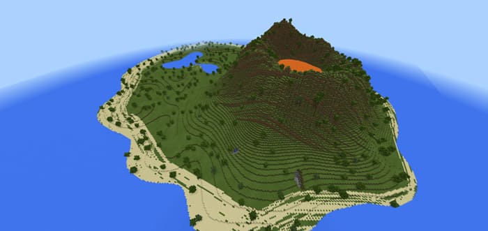 Island with Volcano — screenshot 1