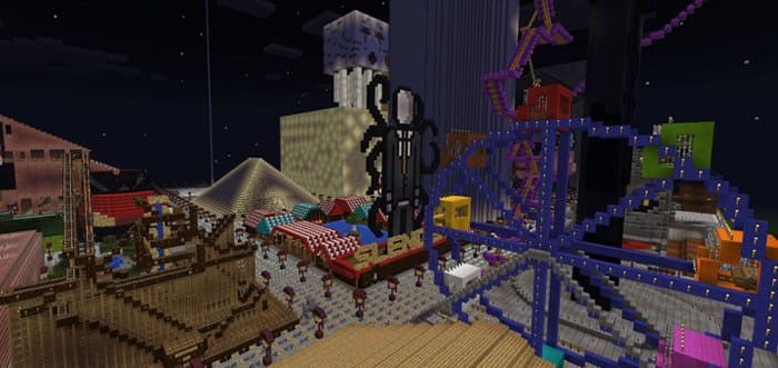 Notchland Amusement Park Roller Coaster Minigame — screenshot 1