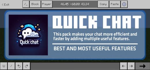 Resource Pack: New Chat Buttons 1.21+ — screenshot 1