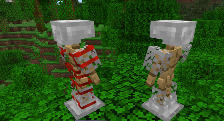 Armor Shows Only Patterns