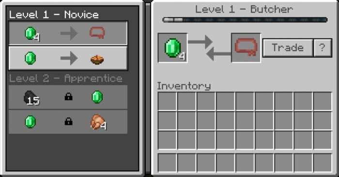 3D Textures: Villager Hats in Minecraft Bedrock — screenshot 2