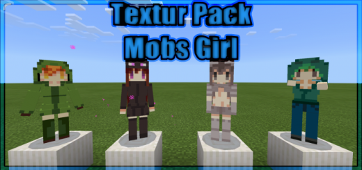 Anime Mob Textures in Minecraft 1.12 - Update — screenshot 1