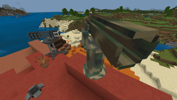 Rocket Launchers and Mines in Minecraft Bedrock — screenshot 2