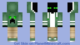 Enderman in Creeper Hoodie