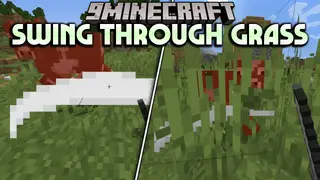 Swing Through Grass 9minecraft Mod (26.3, 26.2) – Fight Mobs Without Breaking Tall Grass