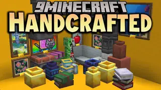 Handcrafted 9minecraft Mod (26.3) – Furnish Your Empty Base with Working Furniture