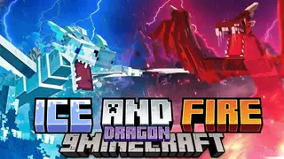 Ice and Fire Dragons 9minecraft Mod (26.3, 26.2) – Raise and Ride Your Own Giant Dragon