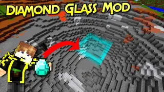 Diamond Glass Mod (26.2, 1.20.1) – Glass With The Attributes of Bedrock