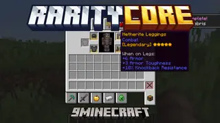 RarityCore Mod (26.2, 1.20.1) – Find Rare Loot Instantly with Color Coded Item Backgrounds