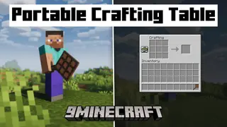 Portable Crafting Table Mod (26.2, 1.20.1) – Handheld Crafting Device