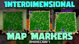 Interdimensional Map Markers Mod (26.3, 1.20.1) – Cross-Dimensional Mapping Made Easy