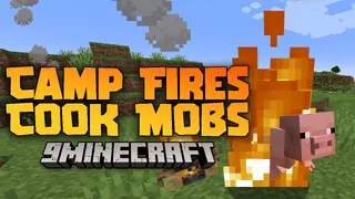 Camp Fires Cook Mobs Mod (26.2, 1.20.1) – Campfires Cook Mobs