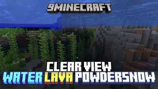 Clear Water Lava PowderSnow Mod (26.3, 1.20.1) – Clear Fog