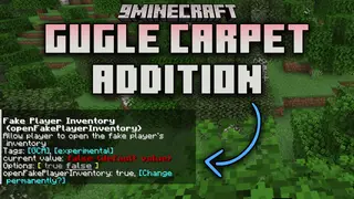 Gugle Carpet Addition Mod (26.3, 1.20.1) – Managing Fake Players