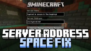 Server Address Space Fix Mod (26.3, 1.20.1) – Automatically Remove Spaces From IP